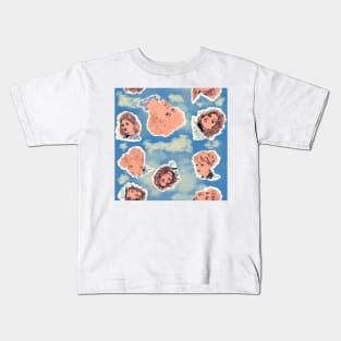 Blue Skies, Pink Faces 2 Kids T-Shirt